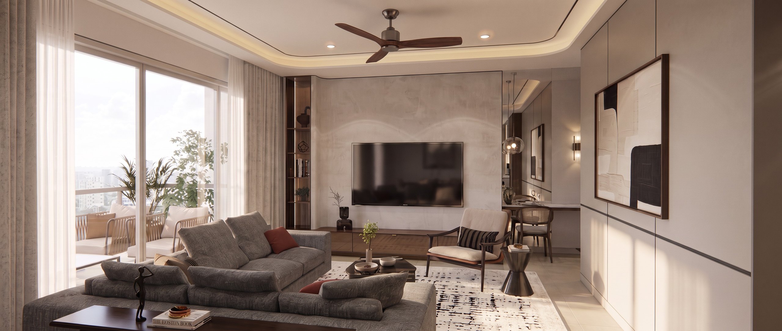Orchard View living room by Formscape