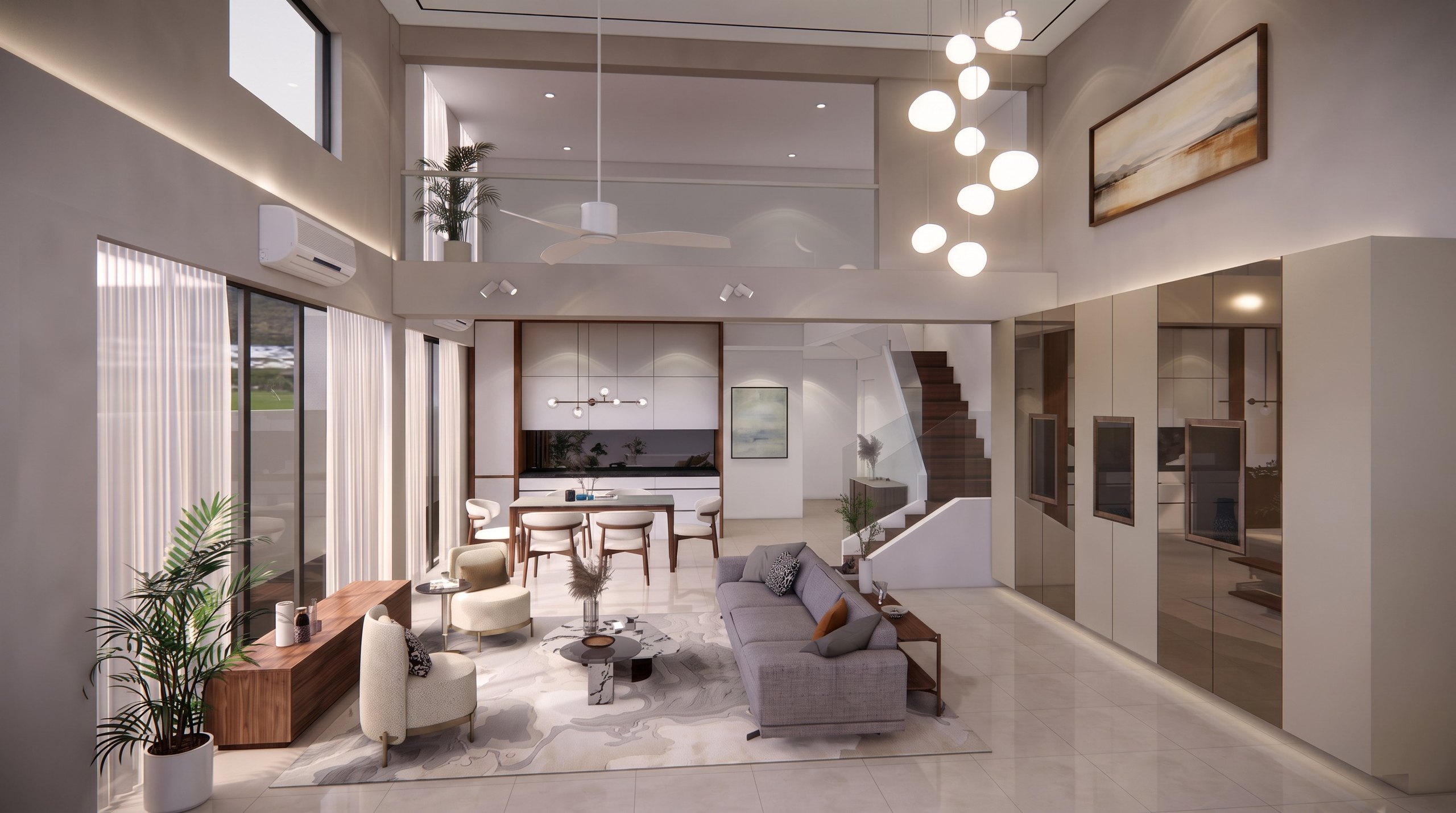 Springside Drive, Living Area 1 · Landed house